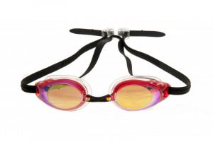 Фото очки для плавания saekodive turbo uv (красные зеркальные линзы) красные