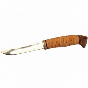 Фото нож альбатрос лань (нерж, береста)
