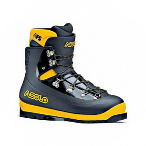 Фото треккинговые ботинки asolo afs 8000 black/yellow