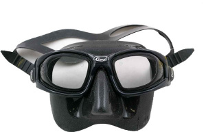 Фото маска подводная cressisub minima black (черный силикон)
