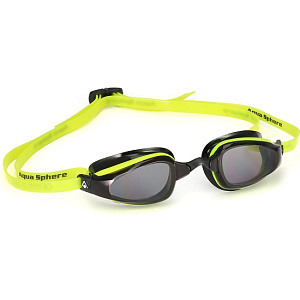 Очки для плавания AquaSphere K180 темные линзы yellow/black фото
