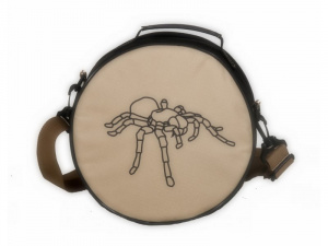Фото сумка для регулятора паук, круглая, бежевая