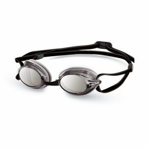 Фото стартовые очки для плавания head venom mirrored цвет рамки серебристый зеркальные стекла, цвет обтюратор черный