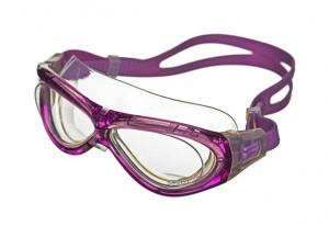 Фото очки для плавания saekodive mariner (розовая рамка) прозрачные линзы