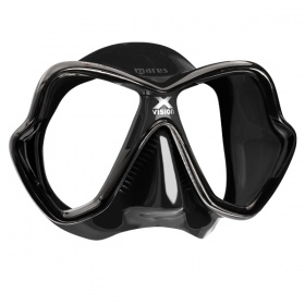Фото маска для плавания mares x-vision, цвет черный