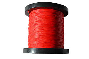 Линь САРГАН красный нейлон D 2,0 мм 1 м (катушки по 100 м) фото
