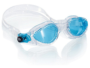 Очки Cressi RIGHT прозрачный силикон / голубые линзы -sub фото
