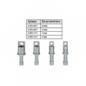 Фото наконечник alexika для алюминиевых дуг lock tips alu 1.1