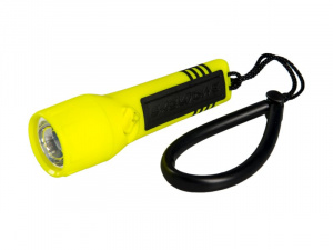 Фото фонарь подводный al09led, желтый, 150lm, батарейка 3aa saekodive