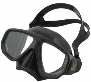 Фото маска подводная beuchat strato black (черный силикон)