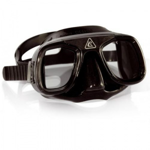 Фото маска подводная cressisub superocchio black (черный силикон)
