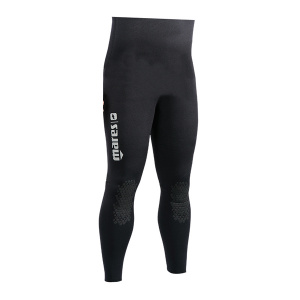 Фото штаны короткие гидрокостюма для подводной охоты mares explorer 70, 7 мм, с открытой порой внутри, цвет черный