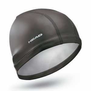 Фото шапочка для плавания head lycra pu комбинированная, для тренировок цвет черный