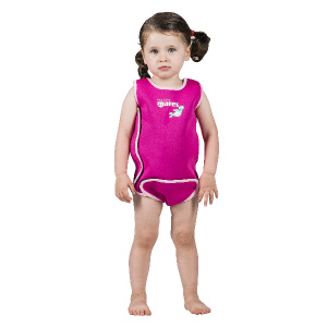 Фото плавательный костюм mares baby wrap, 2,5мм, детский - синий