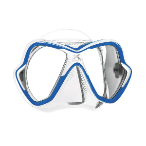 Фото маска для плавания mares x-vision, для взрослых - ц.обт.прозрачный, ц.р.бело-желтый