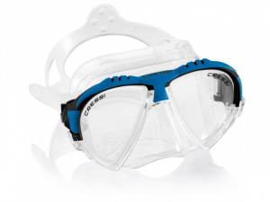 Фото маска подводная cressisub matrix blue (прозрачный силикон)