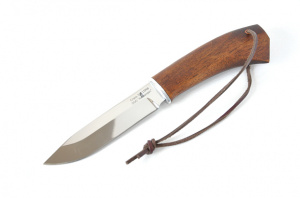 Фото нож альбатрос кабан (нерж кованный, ц/м, орех)