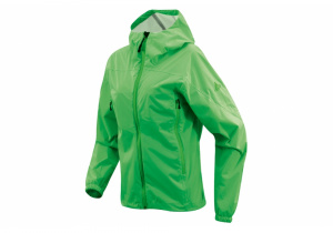Фото ветровка женская спортивная  vaude women's stretched reality jacket lightgreen