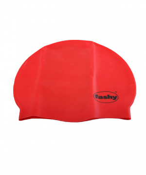 Фото шапочка для плавания fashy silicone 3040-40, силикон, красный