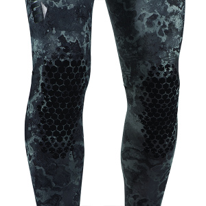 Фото штаны гидрокостюма для подводной охоты mares sf explorer camo black 30, 3мм, с открытой порой внутри, цв.чёрный камуфляж