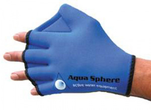 Фото перчатки неопреновые aquasphere swim gloves