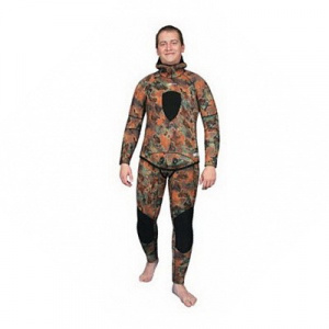 Фото куртка от гидрокостюма для подводной охоты aquadiscovery calcan brown 5 мм