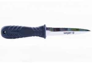 Фото нож подводный akvilon shark stiletto (sargan телорез зеркальный)