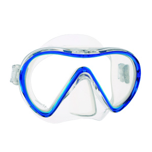 Фото маска для плавания mares vento, цвет прозрачный / синий