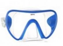 Фото маска для плавания mares essence liquidskin, цвет прозрачный / синий