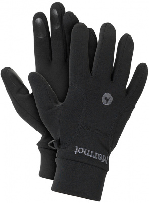 Фото перчатки marmot power stretch glove black