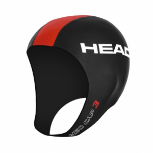 Фото шлем утепляющий для триатлона head neo, 3 мм черно-красный