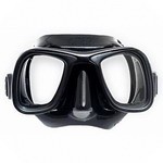 Фото маска подводная omer bandit exclusive (черный силикон)