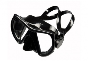Фото маска подводная atlantis hyper vision черная (черный силикон)