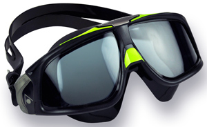 Фото очки для плавания aquasphere seal 2 темные линзы black/green