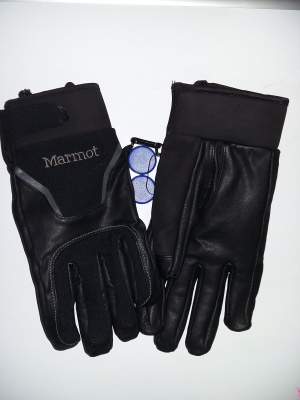 Фото перчатки marmot spring glove man black