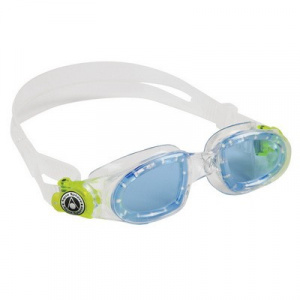 Фото очки для плавания aquasphere moby kid голубые линзы clear/yellow