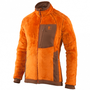 Фото куртка флисовая спортивная теплая сивера скарлат хурма/какао