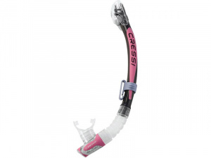 Фото трубка для дайвинга cressisub kappa ultra dry цвет черный/розовый