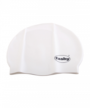 Фото шапочка для плавания fashy silicone 3040-10, силикон белый