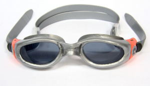 Фото очки для плавания aquasphere kaiman silver темные линзы