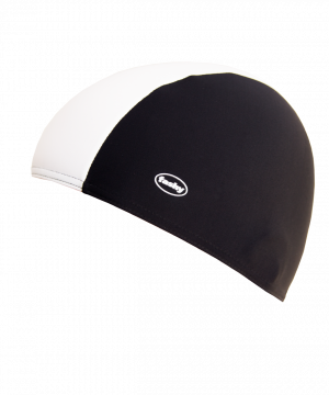 Фото шапочка для плавания fashy polyester/elasthan cap 3252-22, полиэстер, черный/белый