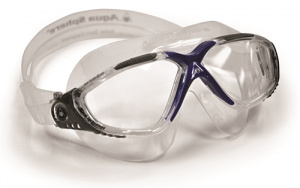 Фото очки для плавания aquasphere vista голубые линзы grey/blue