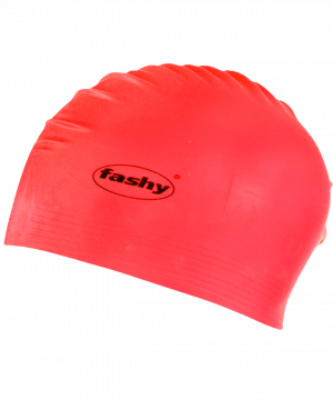 Фото шапочка для плавания fashy latex  3030-40, латекс, красный