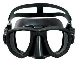 Фото маска подводная omer aries 39 (черный силикон)