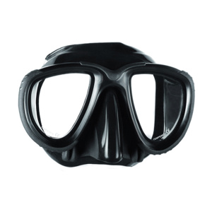 Фото маска mares tana, для подводной охоты и фридайвинга - ц.об.черный, ц.р.черный