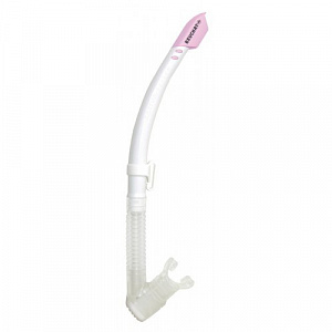 Трубка Beuchat Activa Dry Flex Purge 2 с клапаном, розов. фото
