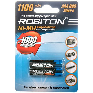 Аккумулятор AAA (R03) Robiton Ni-Mh  1100 mAh фото