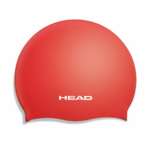 Фото шапочка для плавания детская head silicone flat jr цвет красный