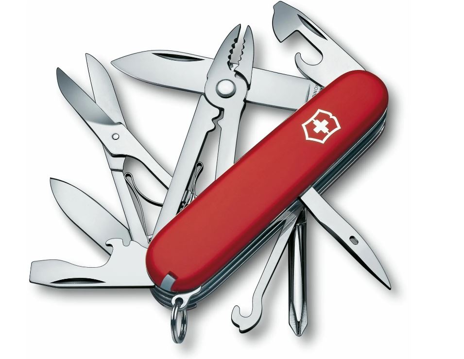 Нож Victorinox DELUX TINKER красный фото