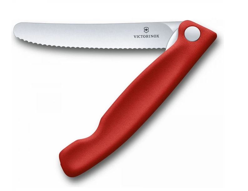 Нож Victorinox SWISS CLASSIC складной серрейтор красный фото